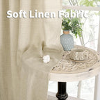 YoungsTex Linen Curtains 72 Inch Length - Image 6