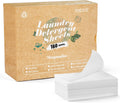 Poesie Laundry Detergent Sheets Magnolia Scent 160 Sheets 80 Large Loads Liquidless Effective Cleaning Zero Waste for All Washing Machine Traveling Dorm Life Save Space