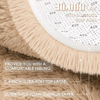 OLANLY 3x4 Machine Washable Accent Rug, Soft Fluffy Shaggy Area Rug - Image 7