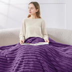 BEDELITE Ribbed Twin Blanket for Couch & Bed, Warm Yet Lightweight, Ribbed - Image 2