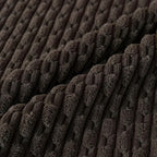 Set of 4 Beige Brown Coffee Decorative Throw Pillow Covers 18x18 Inch Corduroy - Image 5
