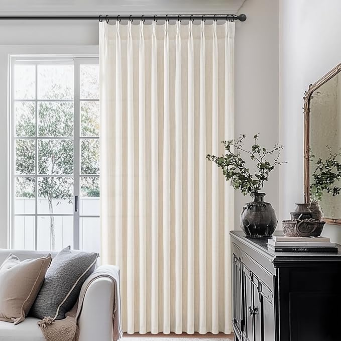 Birch 60 Inch Wide Light Filtering Room Divider Curtains 92 Inches Long 2 - Image 7