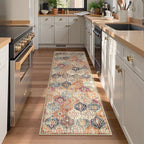 Lahome Moroccan Hallway Runner Rug, Oriental Laundry Room Rug Non-Slip Carpet - Image 5