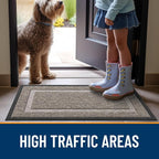 OLANLY Front Door Mat Outside 29.5x17, All-Season Heavy-Duty Rubber Doormat | - Image 7