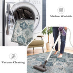 Lahome Moroccan Machine Washable Area Rugs, 4x6 Rug - Image 3