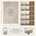 6x9 Area Rugs Living Room: Washable Rug - Image 2