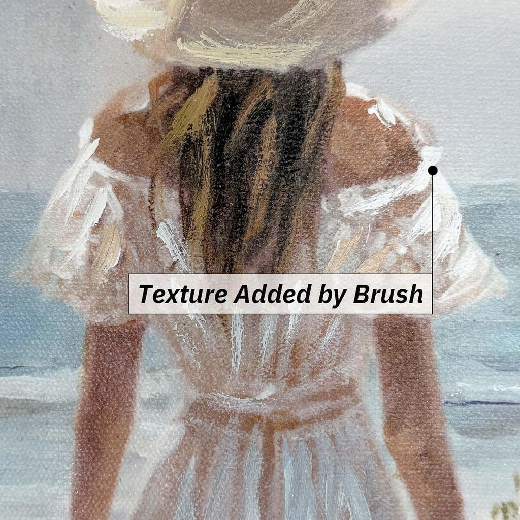 cozy country Beach Wall Art 45"x30" - Coastal Pictures Ocean Canvas Decor - Nautical Artwork Seascape Hand Painting for Girls Room, Bedroom, Sea House