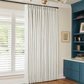 Natural Pinch Pleat 100% Blackout Linen 102 Inch Long Curtains 60 Inch Wide | 2 by Twodrapes