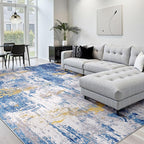 RELEANY Washable 10'x14' Abstract Area Rug by RELEANY