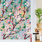 Rainbow Window Privacy Film Decorative, 3D Decals Stained Glass Clings, Static Cling Sticker, Suncatcher Windows Cover Tint for Home, 23.6 Inch x 78.7 Inch