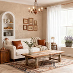 MYSKY HOME Floor to Ceiling Curtains 108 Inches Long White Semi Sheer Sliding - Image 2