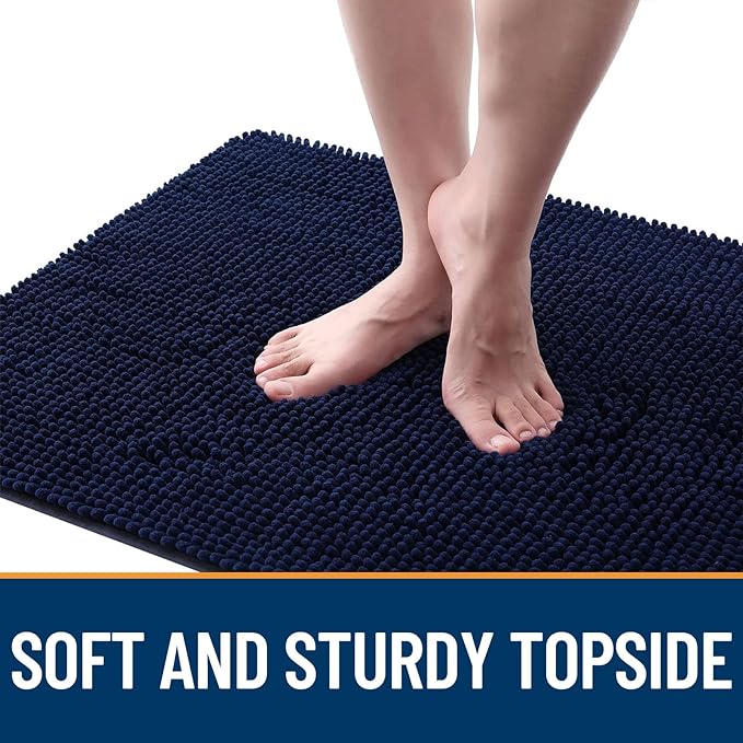 OLANLY Dog Door Mat for Muddy Paws 54x24, Super Absorbent Chenille Mud Mat | - Image 4