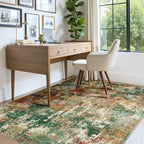 RELEANY Washable 4'x6' Abstract Area Rug - Image 4