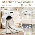 Washable 2x6 Runner Rug for Hallway: Kitchen Runner Non Slip Neutral Soft - Image 6