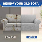 Stretch Oversized Couch Covers for Sofa Slipcover, Soft Jacquard Non-Slip - Image 4