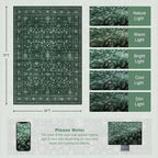 5x7 Area Rugs Living Room: Washable Rug - Image 2