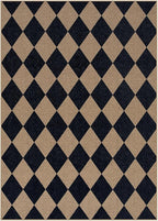 Lahome Checkered Easy Jute 5x7 Outdoor Rug, Washable Rugs - Image 9