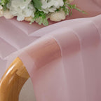 Blush Pink Sheer Curtains 78 Inches Long 2 Panels - Image 6
