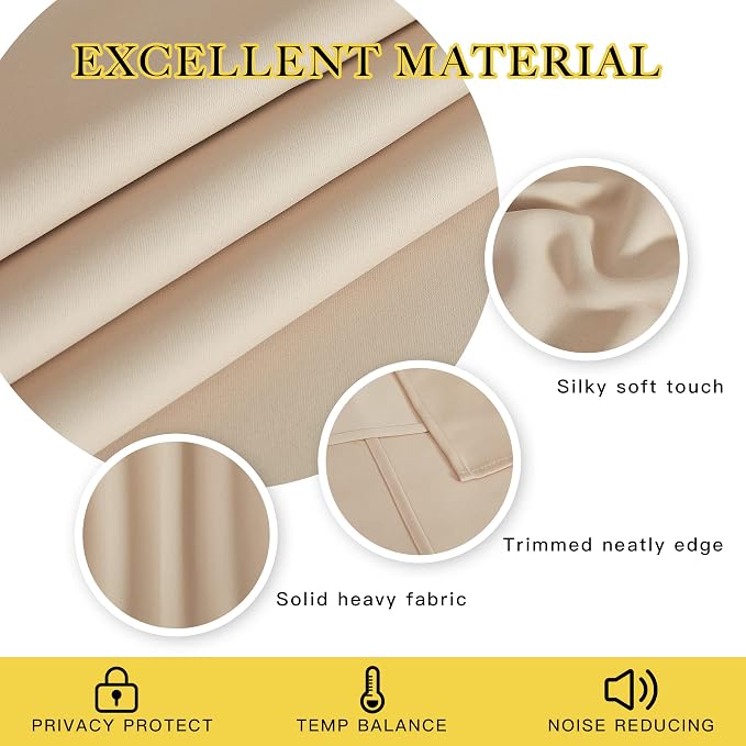 NICETOWN Doorway Curtain & Drape 78 inches Long - Image 4