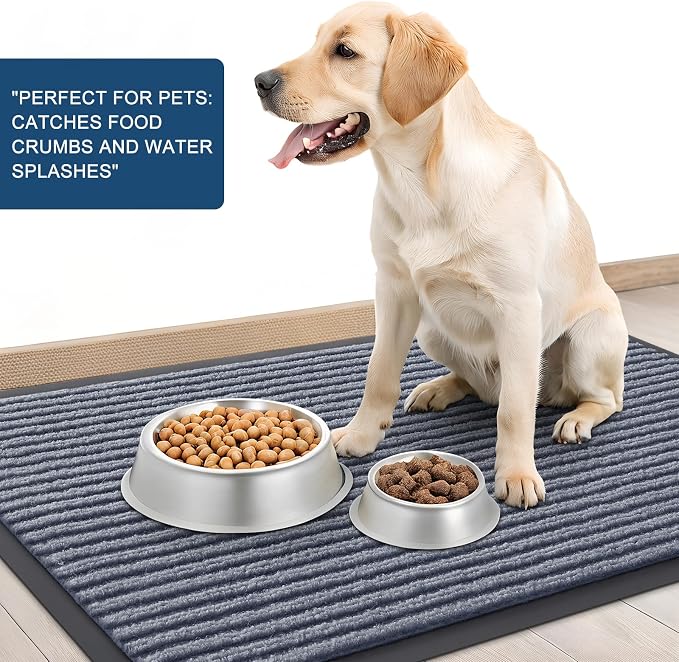 OLANLY Front Door Mat 71x30, Waterproof Heavy-Duty Indoor Outdoor Doormat | Ash - Image 6