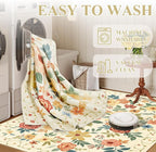 DUKINO 2x12 Washable Runner Rug, Non Slip Long Kitchen Rugs, Low Pile, Soft - Image 6