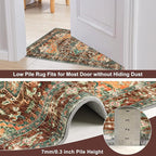 Yamaziot Washable Runner Rug Set of 3, Non-Slip Boho Hallway Kitchen Rug | - Image 4