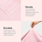 Utopia Bedding Ultra Soft Fleece Bed Blanket Queen Size Pink | Microfiber Plush - Image 5