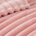 Exclusivo Mezcla Striped Fleece Throw Blanket - Image 4
