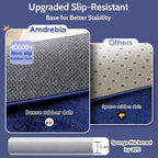 Amdrebio Navy Blue Fluffy Area Rug 4x6 - Image 5
