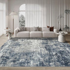 Aelenmu 10x14 Area Rugs for Living Room Dining Room Washable Blue Grey | Soft - Image 9
