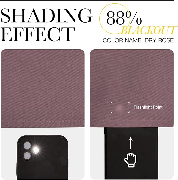 NICETOWN Patio Blackout Curtain Panels - Image 7