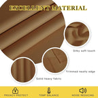 NICETOWN Blackout Curtains for Sliding Glass Door Room Divider Noise Reduce - Image 2