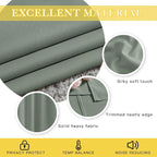 NICETOWN Sage Green Room Divider Curtains 84 inch Length, Grommet Thermal - Image 4