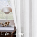 H.VERSAILTEX Natural Linen Semi Sheer Curtains - Image 5