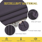 NICETOWN Greyish Purple Blackout Curtains 90 inches Long, Grommet Thermal - Image 3