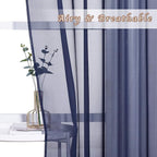 NICETOWN Sheer Curtains Voile Panels - Image 3