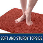 OLANLY Dog Door Mat for Muddy Paws 59x35, Super Absorbent Chenille Mud Mat | - Image 4