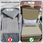 Sqodok Outdoor Cushion Covers 19x19 inch, Wicker Chair - Image 8