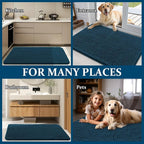 OLANLY Dog Door Mat for Muddy Paws 47x32, Super Absorbent Chenille Mud Mat | - Image 8