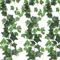 RECUTMS 6 Strands Artificial Vines Ivy Garland 6.4Ft Fake Vine with Silk Green Leaves Ivy Vines Faux Hanging Plants Greenery Decoration Vines for Home Wall Wedding Room Indoor Outdoor Decor(lvy)