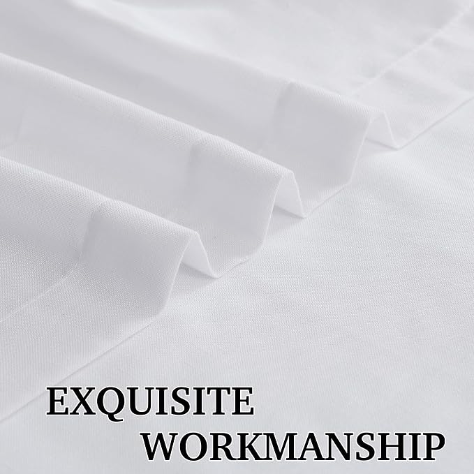 RYB HOME Sheer Curtains 108 inches, Extra Long Floor to Ceiling Curtains | - Image 4