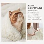 Bedsure GentleSoft Fluffy Cream King Size Blanket for Bed, Thick Soft Sherpa Faux Fur Fleece Bedding Fuzzy Plush Winter Warm Heavy Big Large King Blanket, Cozy Cream Gifts for Men Women, 108x90