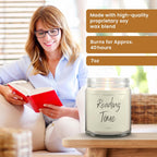 1OAK Vanilla Soy Candles - Reading Candle - Gifts for Readers - Cool Gifts for Book Lovers Women - Book Themed