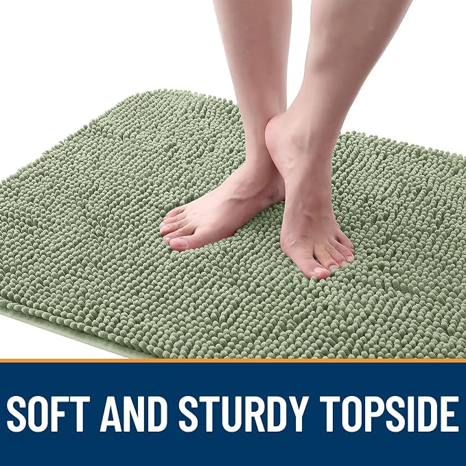 OLANLY Dog Door Mat for Muddy Paws 70x46, Super Absorbent Chenille Mud Mat | - Image 4