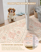 Runner Rug 2x8 Runners for Hallways Non Slip Washable Rugs, Low Pile Soft - Image 6