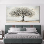 Canvas Wall Art Decor Tree of Life Wall Art Modern Large Black and White Wall Art Prints Canvas Art Decor Large Artwork for Walls Pictures for Living Room Home Office Wall Decor 29"X58"