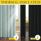 NICETOWN Full Blackout Linen Curtains - Image 5