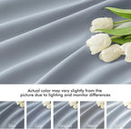 MIULEE Light Blue Back Tab Blackout Curtains 52x84 Inch Length 2 Panels Set | - Image 8