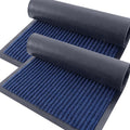 OLANLY 2-Pack Front Door Mats 35x23, Waterproof Heavy-Duty Doormats | Blue by OLANLY