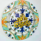 The Gears Clock Wall Clock Italy Collection with Moving Gears (Maiori, 24 inch Round)